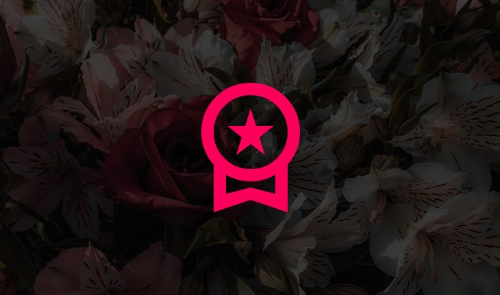 fundo-floral-simbolo-de-medalha