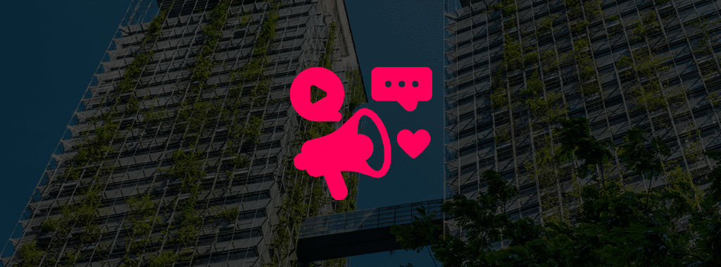 megafone falando sobre amor, redes sociais e chat